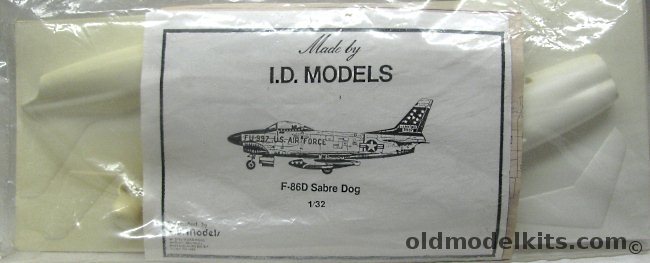 ID Models 1/32 F-86D Sabre Dog Conversion (For Hasegawa 1/32 F-86F) - Bagged plastic model kit